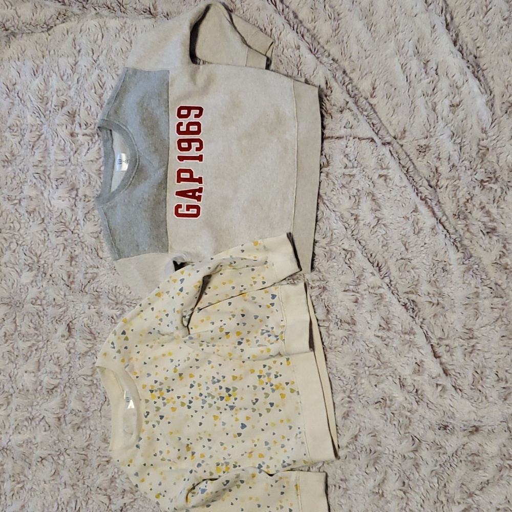 Gap toddler girl 3T set of 2 sweatshirts